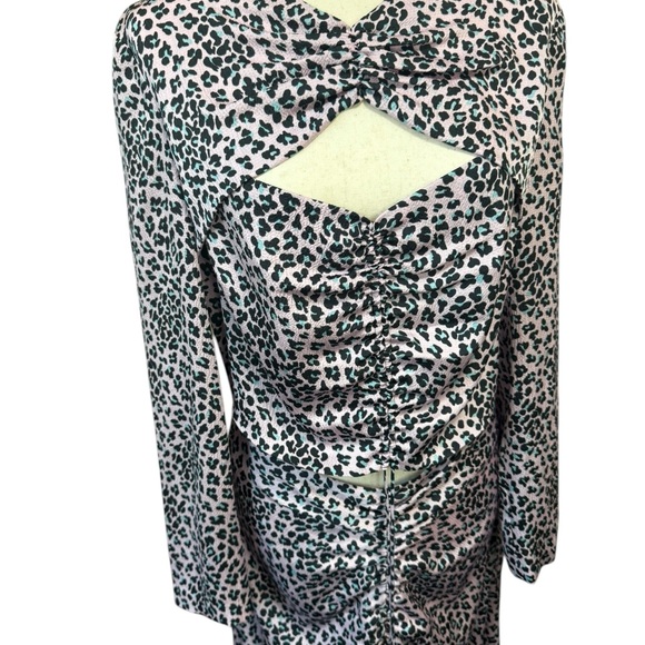 Maje- long satiny cutout, sexy maxi dress. NWT size 42 - Picture 5 of 14